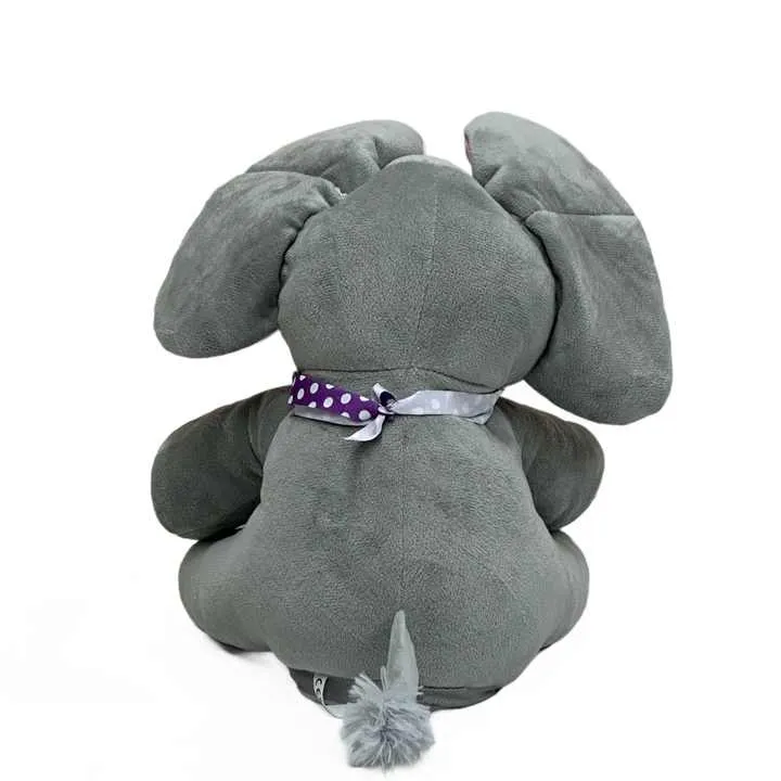 لعبة أطفال تفاعلية محشوة على شكل حيوانات فيل  Interactive Stuffed Animal Elephant Plush Toy Soft Plush
