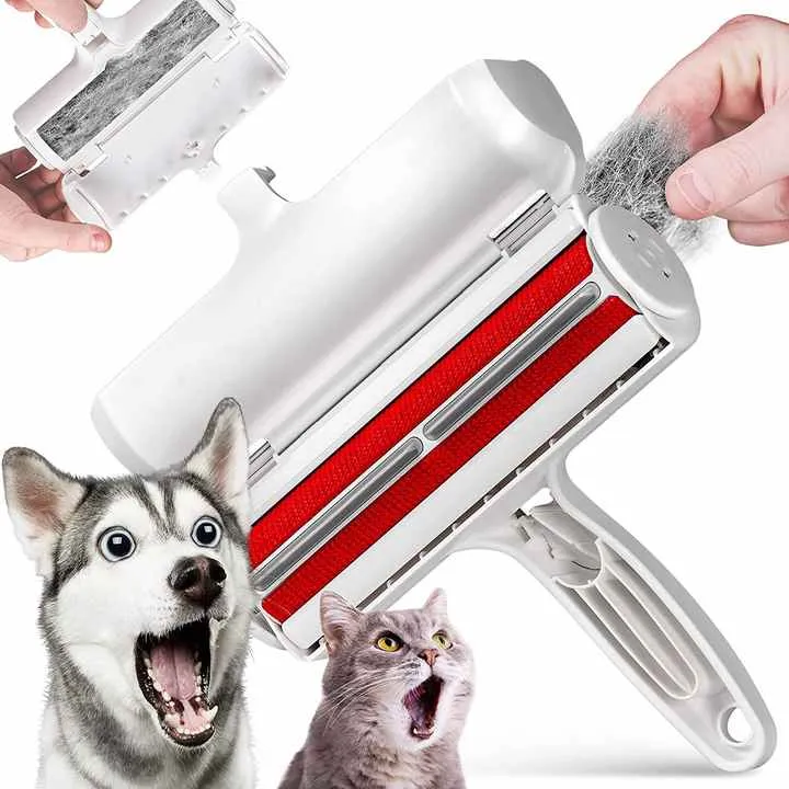 مزيل الشعر الأسطوانة قابل للغسل مزيل الشعر اللزجة القطط لوازم التنظيف للكلابRemover Roller Washable Sticky Hair Remover Cat Cleaning Supplies for Dogs Small Animals