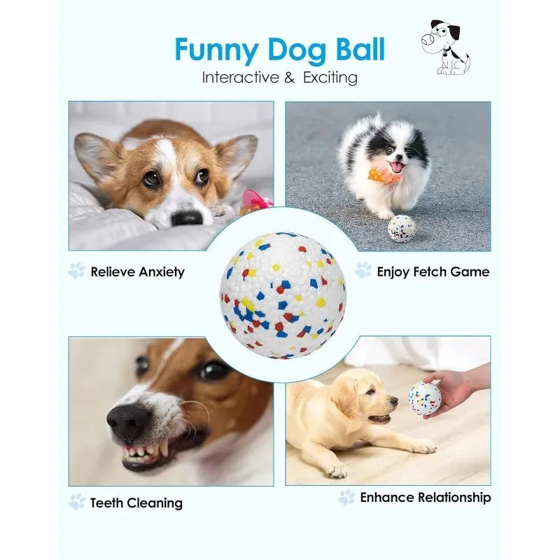 2 Pack Indestructible Dog Tennis Ball Aggressive Chewers