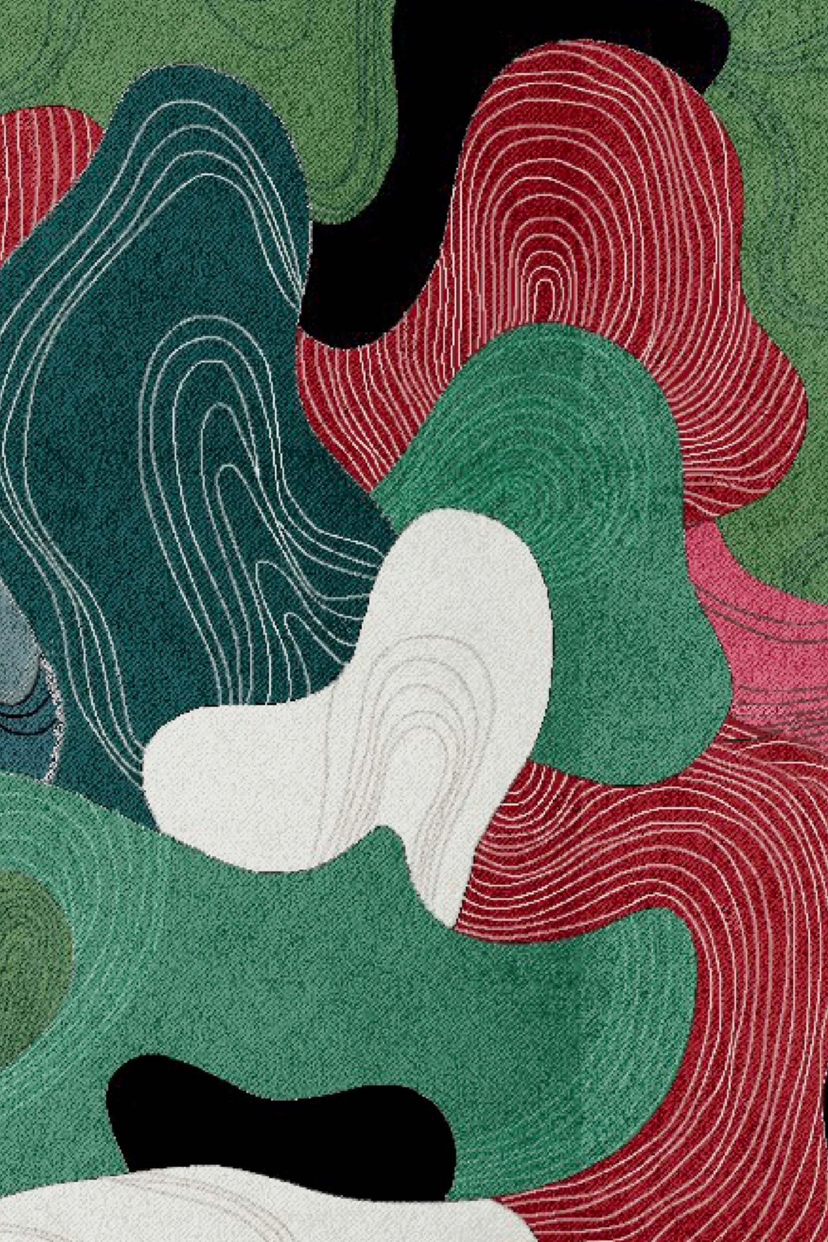 Abstract Swirl Carpet