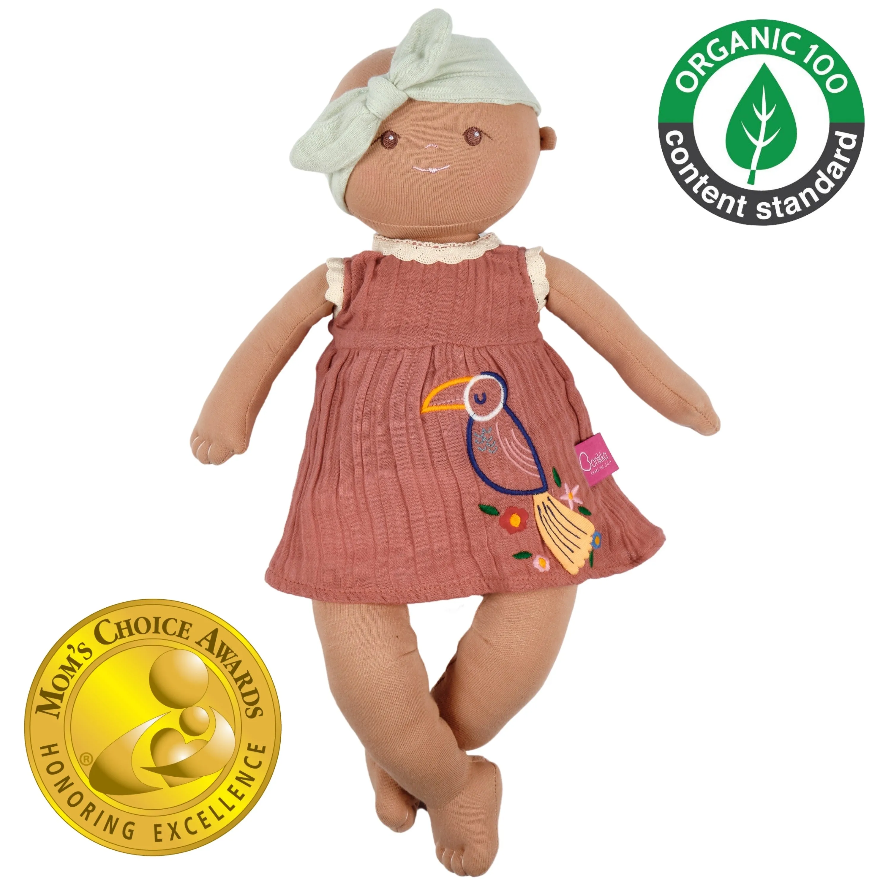 Aria - Organic Baby Soft Doll Toy