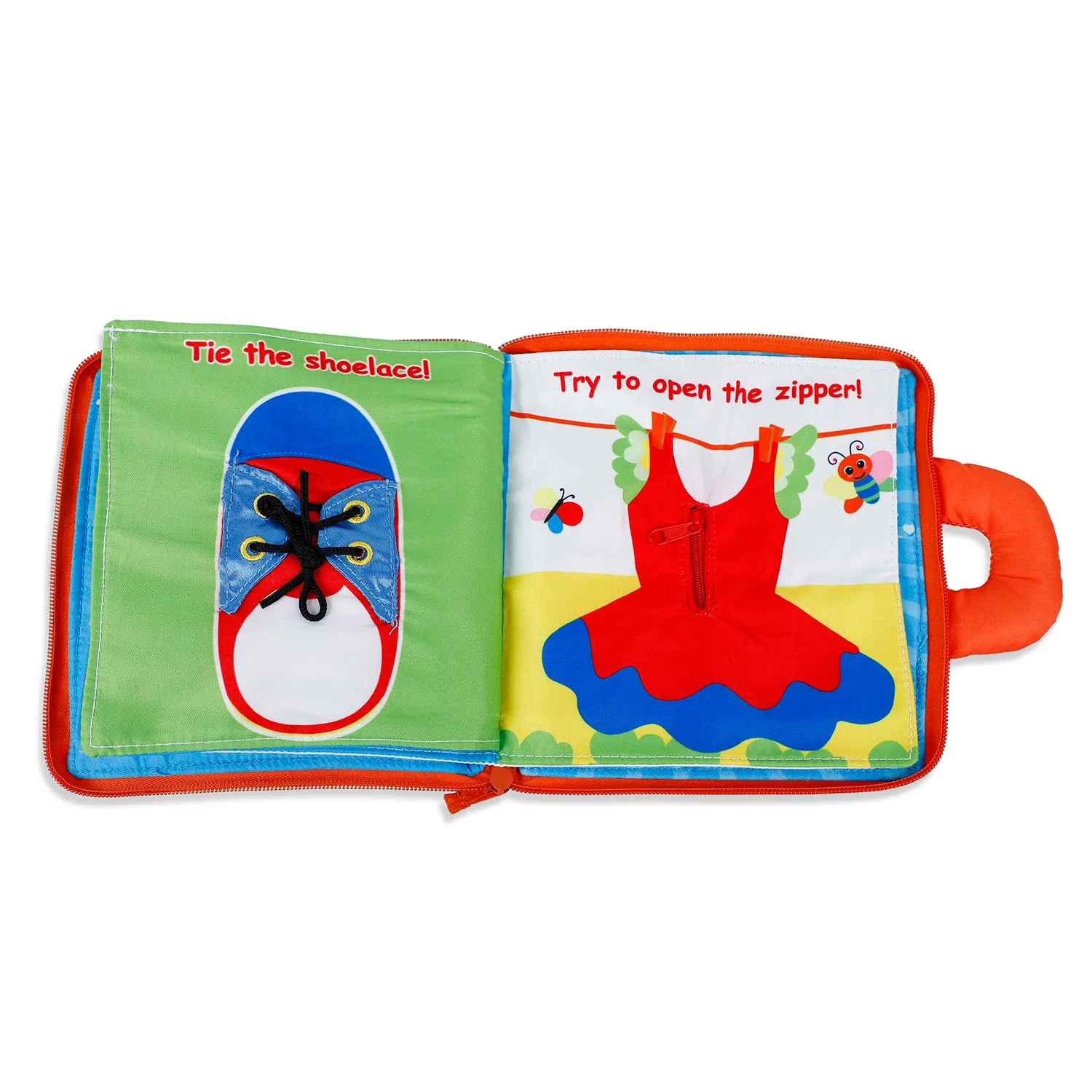 Baby Moo Learning Basic Tasks Multicolour Activity Cloth Book