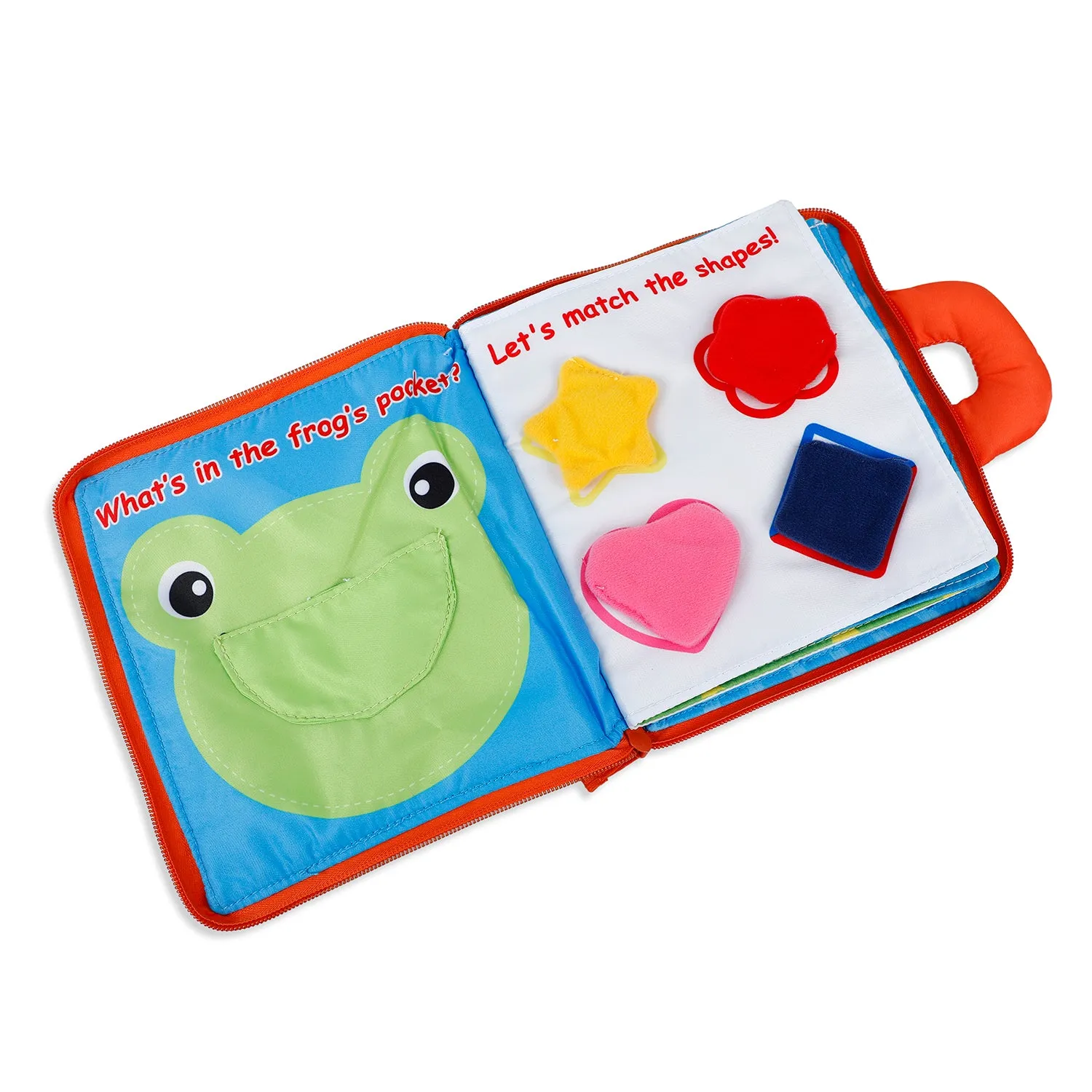 Baby Moo Learning Basic Tasks Multicolour Activity Cloth Book