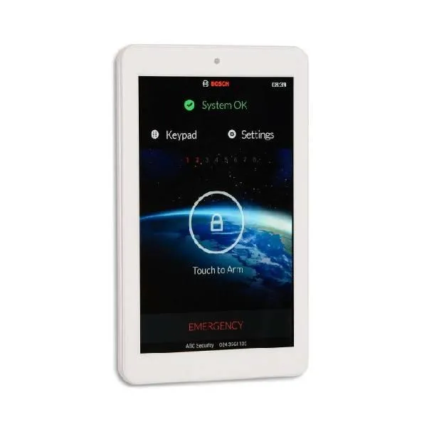 Bosch Solution 3000 Alarm System with 3 x Gen 2 Tritech Detectors  7" Touch Screen Code pad