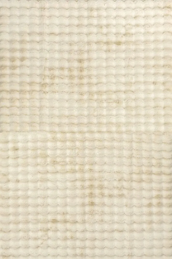 Bubble Washable Rug Natural