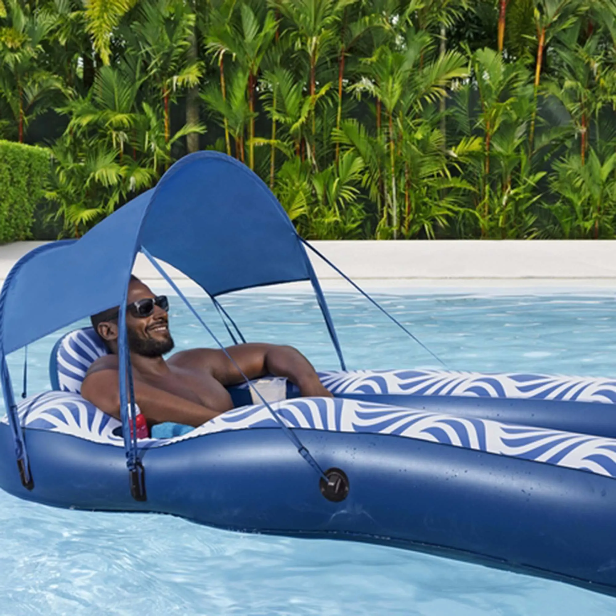 COMFORT PLUSH SHADED LOUNGE (1.98X1.12M)