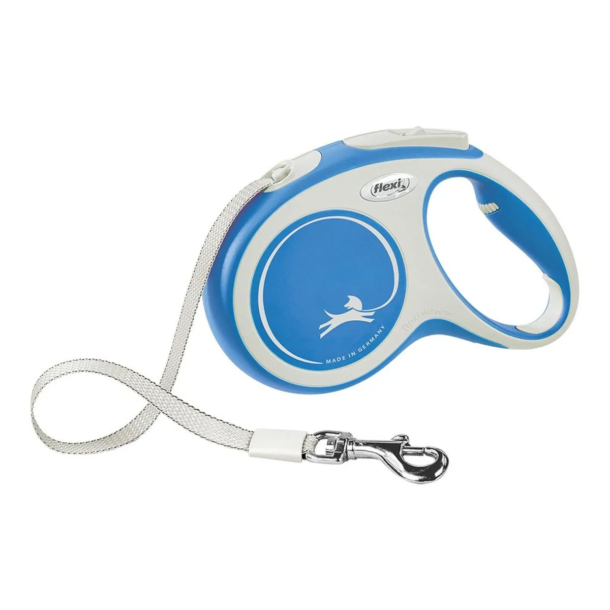 Dog Lead Flexi New Comfort Blue Size m