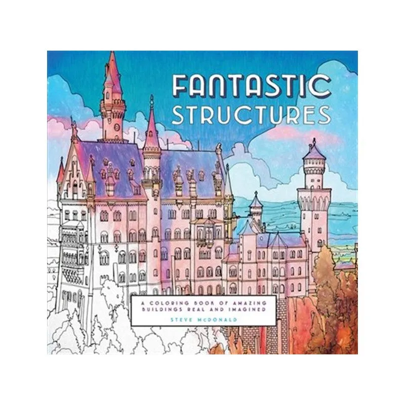 Fantastic Structures Coloring Book