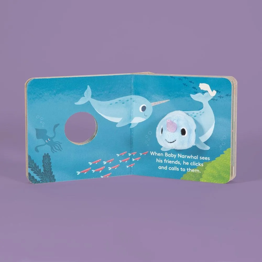 Finger Puppet Board Book - Baby Narwhal