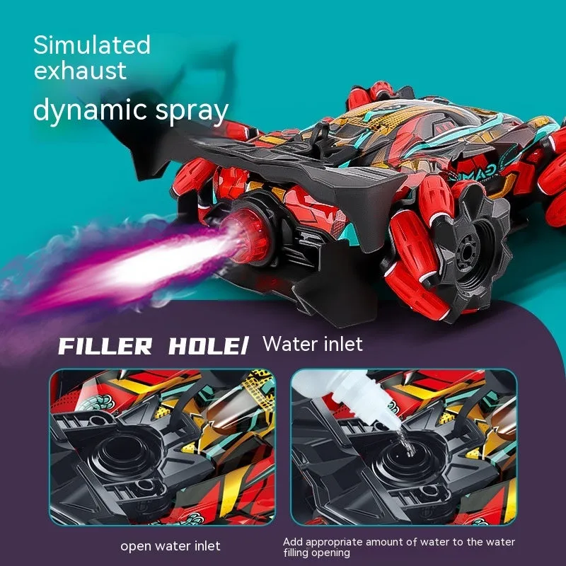 Gesture Induction Four-wheel Drive Stunt Wireless Remote-control Automobile Toy
