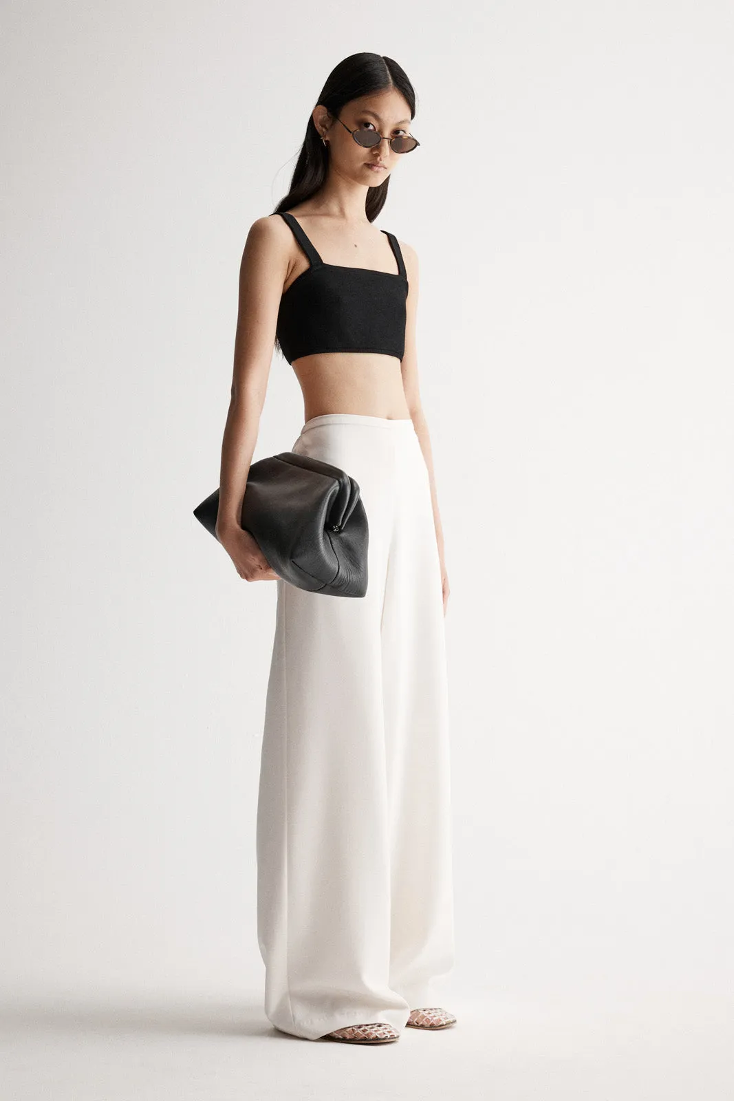 Jade Knit Bralette Black
