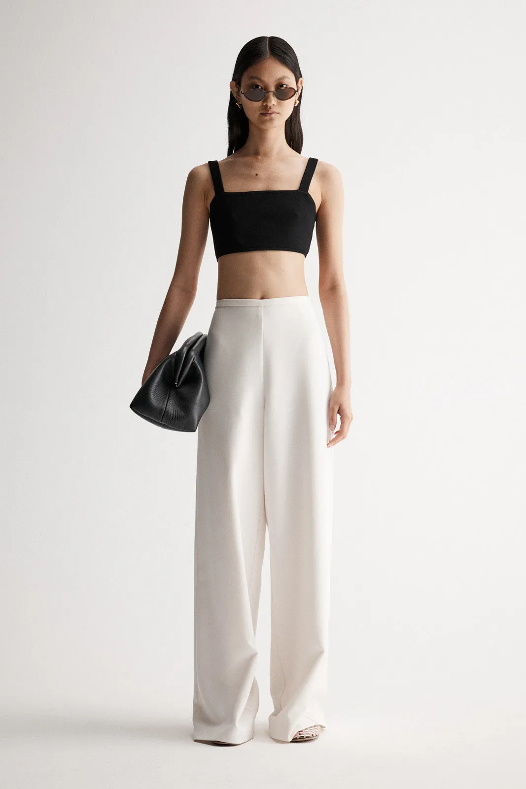 Jade Knit Bralette Black