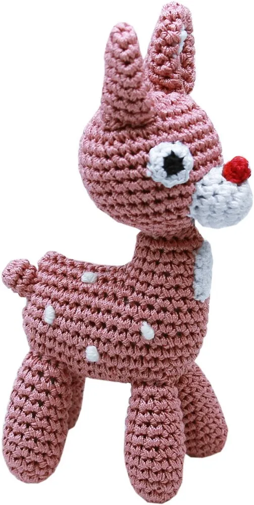 Knit Knacks Organic Cotton Christmas Cat Toy - Festive Friends
