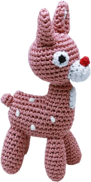 Knit Knacks Organic Cotton Christmas Cat Toy - Festive Friends
