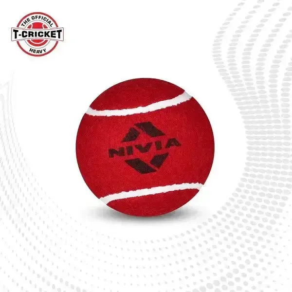 Nivia Heavy tennis Ball (12 Ball) Red