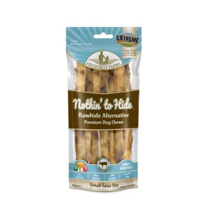 Nothin to Hide Beef Twist Stix Small Dog Treats 10 Pack