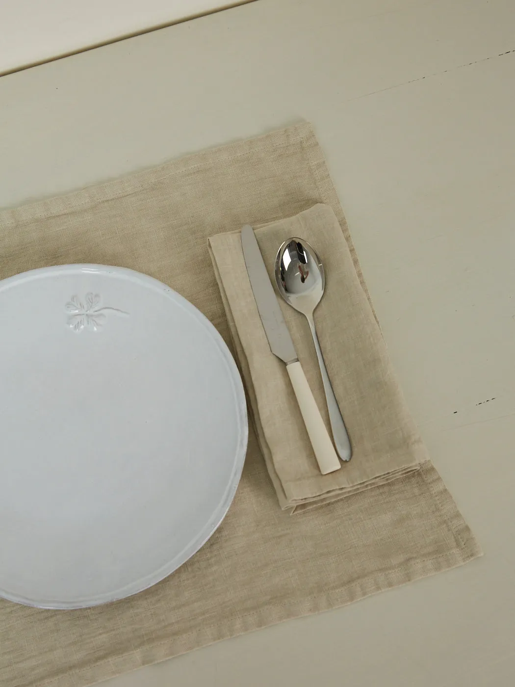 Tela Linen Placemat Isabella Beige - Set of 2