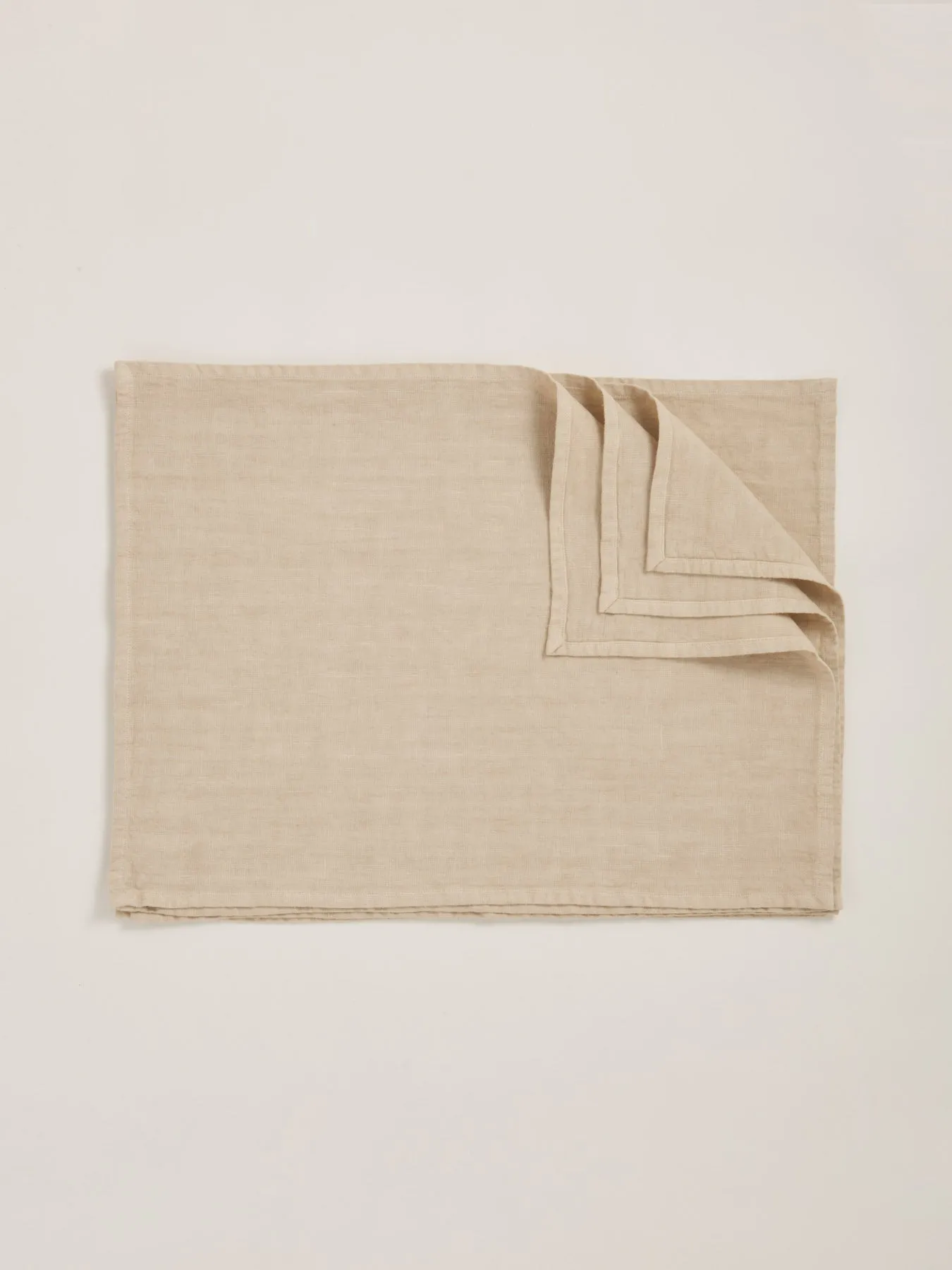 Tela Linen Placemat Isabella Beige - Set of 2