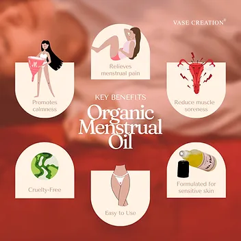 VASE CREATION Organic Ms Flow Menstrual Oil 28ml