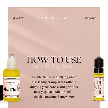 VASE CREATION Organic Ms Flow Menstrual Oil 28ml